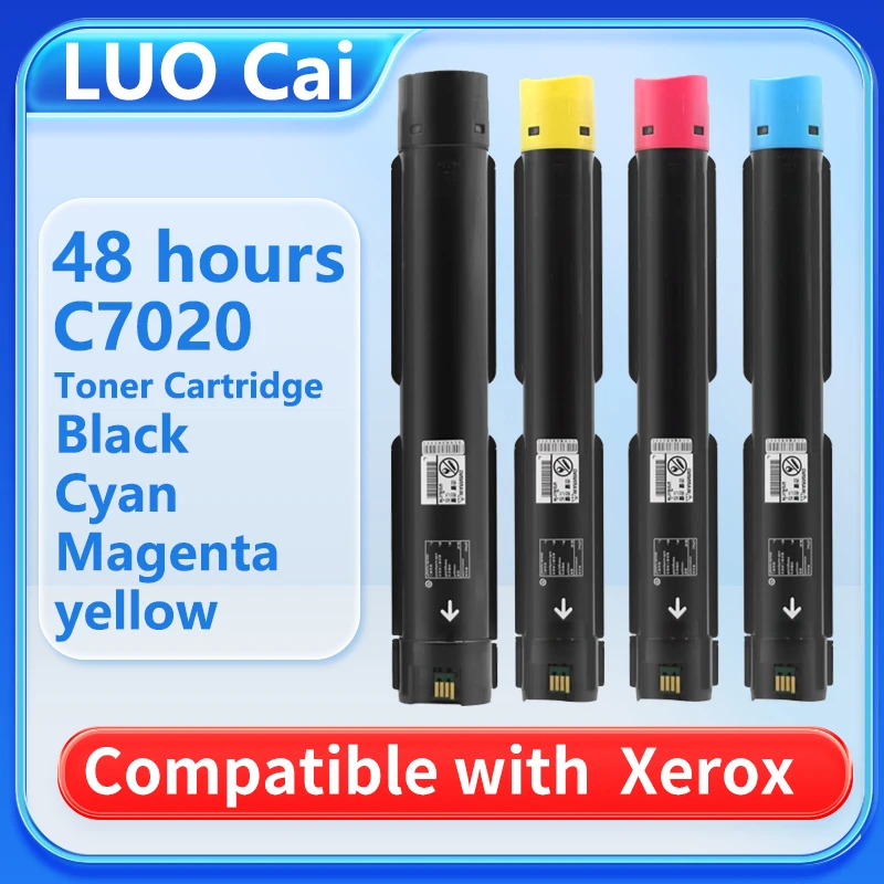 

BK C M Y 1 шт. C7020 тонер-картридж для Xerox VersaLink C7025 C7030 Высокое качество, новый совместимый тонер