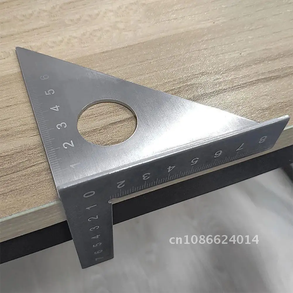 Angle Protractor Rulers Stainless Steel Multifunction Woodworking 45 90 Degree Measuring Marking Gauge Stainless Steel Angle Ru