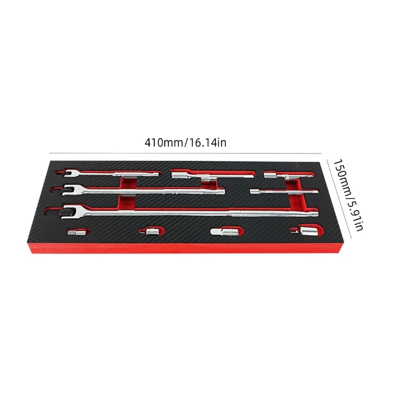 E15A 10 In 1 Alloy Steel Socket Adapter Set With Corrosion Resistant Finish Tool