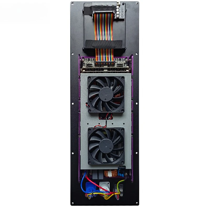 

PFA8000 + CQ380 Professional Grade D Class 6000W 4 Channel Active Module: DSP FIR 96k Sample Rate, Green Audio Amplifier, PFC