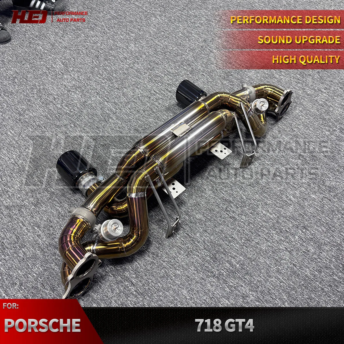 

Factory Price Titanium Catback Exhaust for Porsche 718 Cayman GT4 RS 4.0L 2022-2025 Valved Exhaust Pipe Muffler System