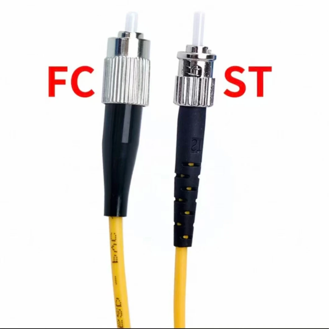 ST-FC UPC Singlemode fiber jumper 1-100m  optical patchcord Simplex square to round extension cable FTTH P-fiber optic SM