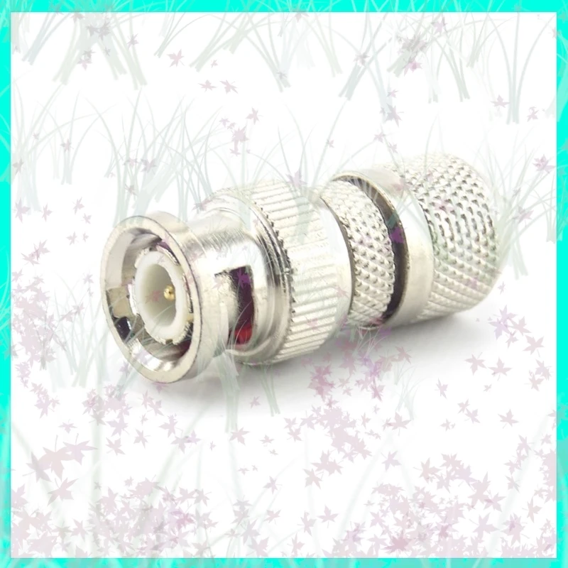 2/5/10pcs BNC Connector Male Coax Cabling Connector Adapter for CCTV Camera Video Cable Security Surveillance System E3
