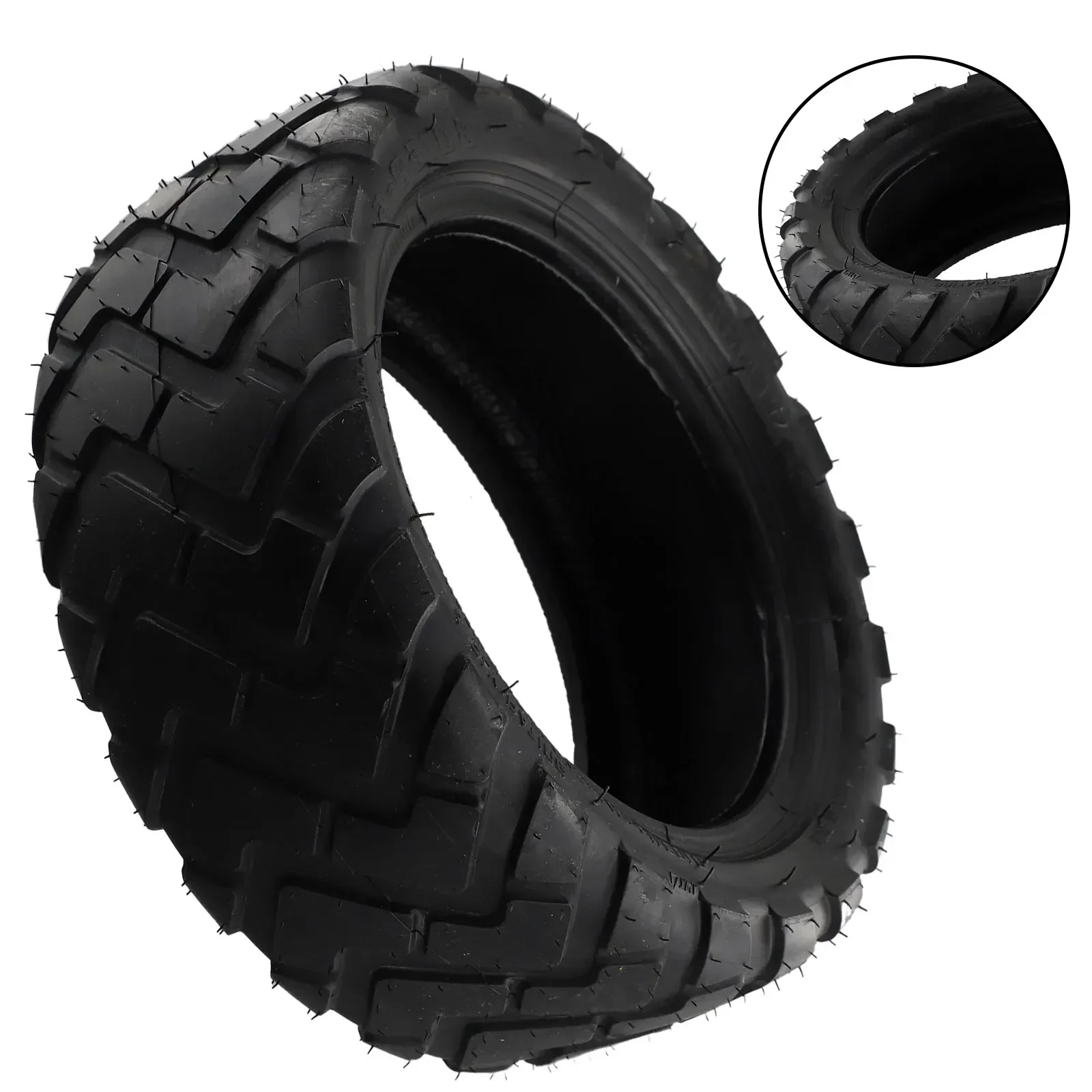 

High Quality Tubeless Tyre Black Electric Scooter Inner Outer Practical To Use Replacement Rubber Thickened Tread