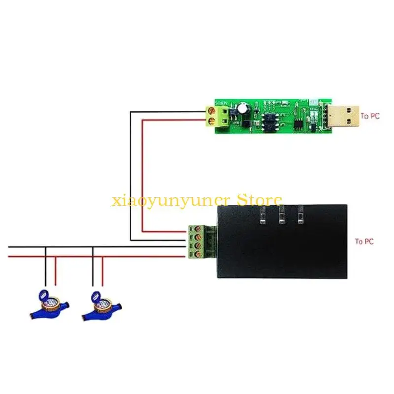 P9JB USB To MBUS Slave Module For Debugging With Isolated Circuit And Adjustable Bus Voltages