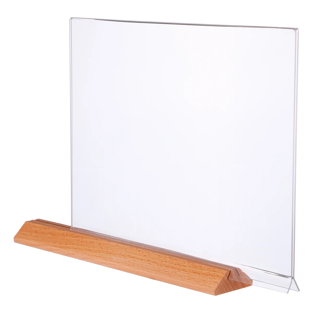 

Acrylic Display Stand Sign Holder Clear Menu Advertisements Offers Price Lists Instructions Papers Supermarket Shop Card Holders