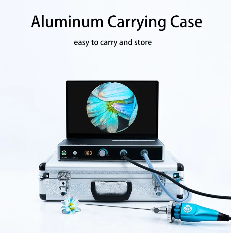 Medical All-in-One Endoscope Camera System 1080P Portable Endoscopy Camera with  Monitor & LED Light Source for Hysteroscopy