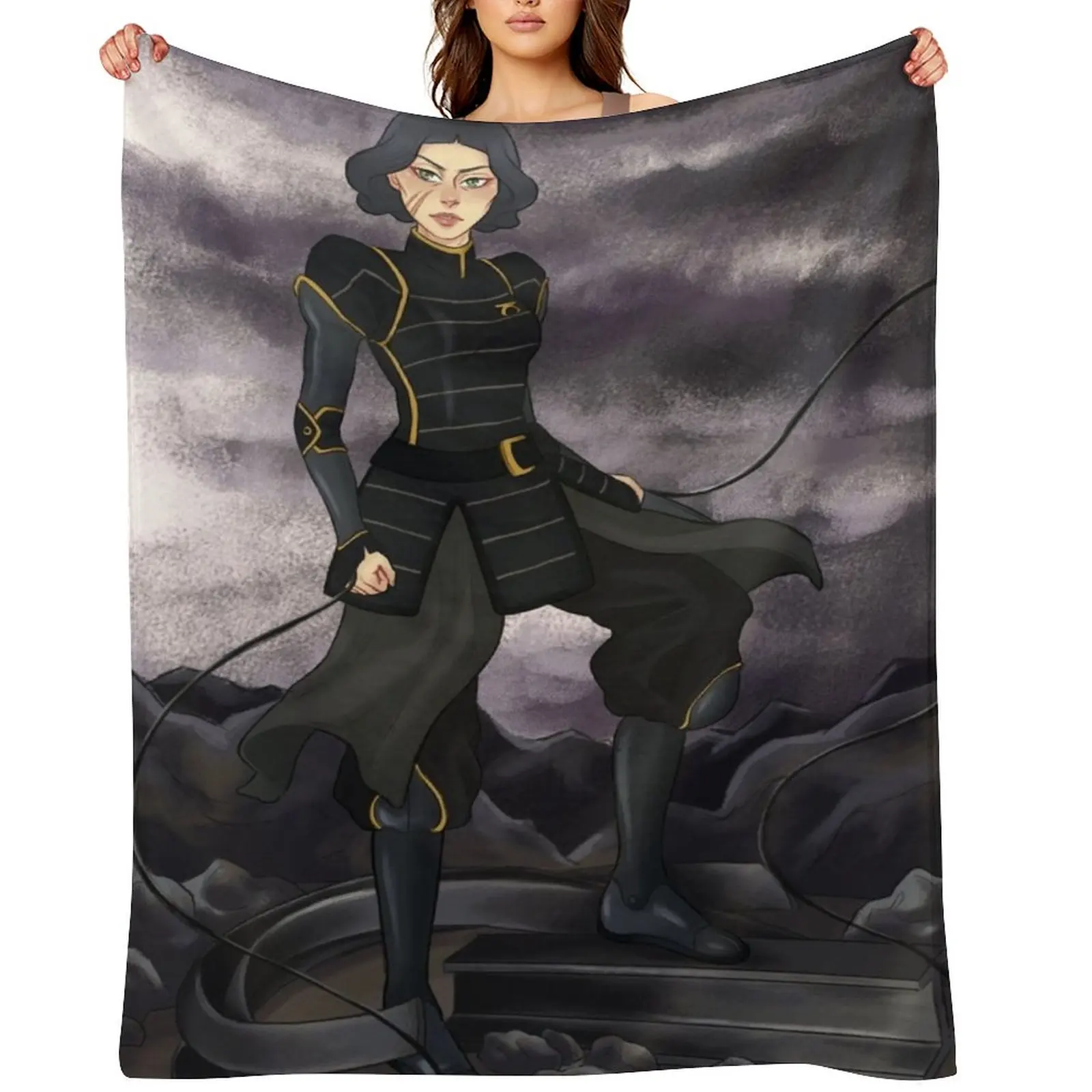 

Lin Beifong Throw Blanket Decoratives Bed Fashionable Tourist Luxury Brand Blankets