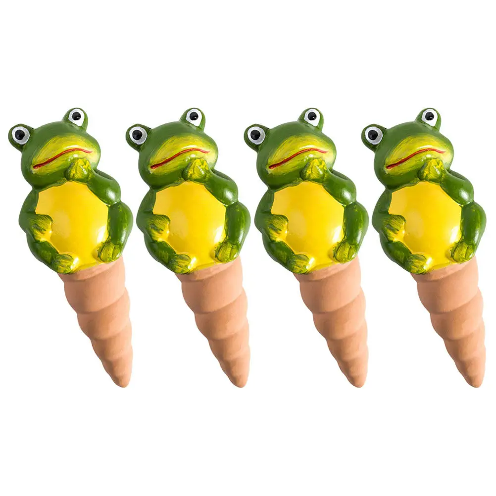 

4Pcs Automatic Plant Watering Spikes Ceramic Self Watering Devices for Indoor Outdoor Garden Plants Moisture Control