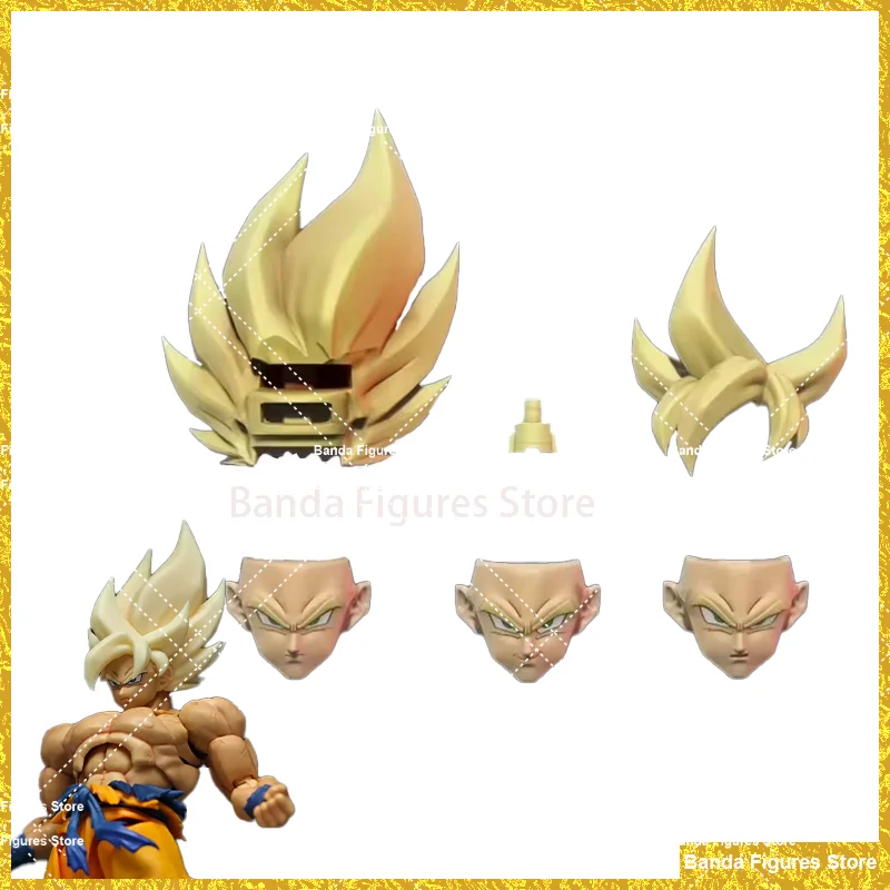 

Original Dragon Ball Son Goku Shf Super Saiyan Head Accessories S.H.Figuarts Ssj Legendary Awakening Resin In Stock Toys