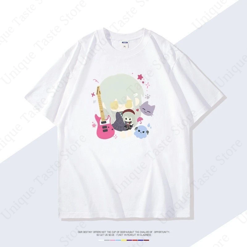 ‌BanG Dream! Ave Mujica T Shirt Wakaba Mutsumi Kawaii Cartoon Print T-shirt Men Women Summer Cotton Soft Short Sleeve Tee Tops