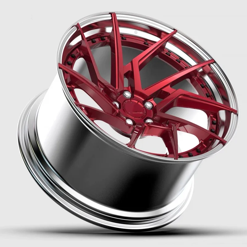 

Классическая 2-компонентная ступица колеса из кованого сплава 18-22 дюймов с глубоким посудом 8J-12,5J 5*120/108/110 20 мм автомобильное колесо для легковых автомобилей