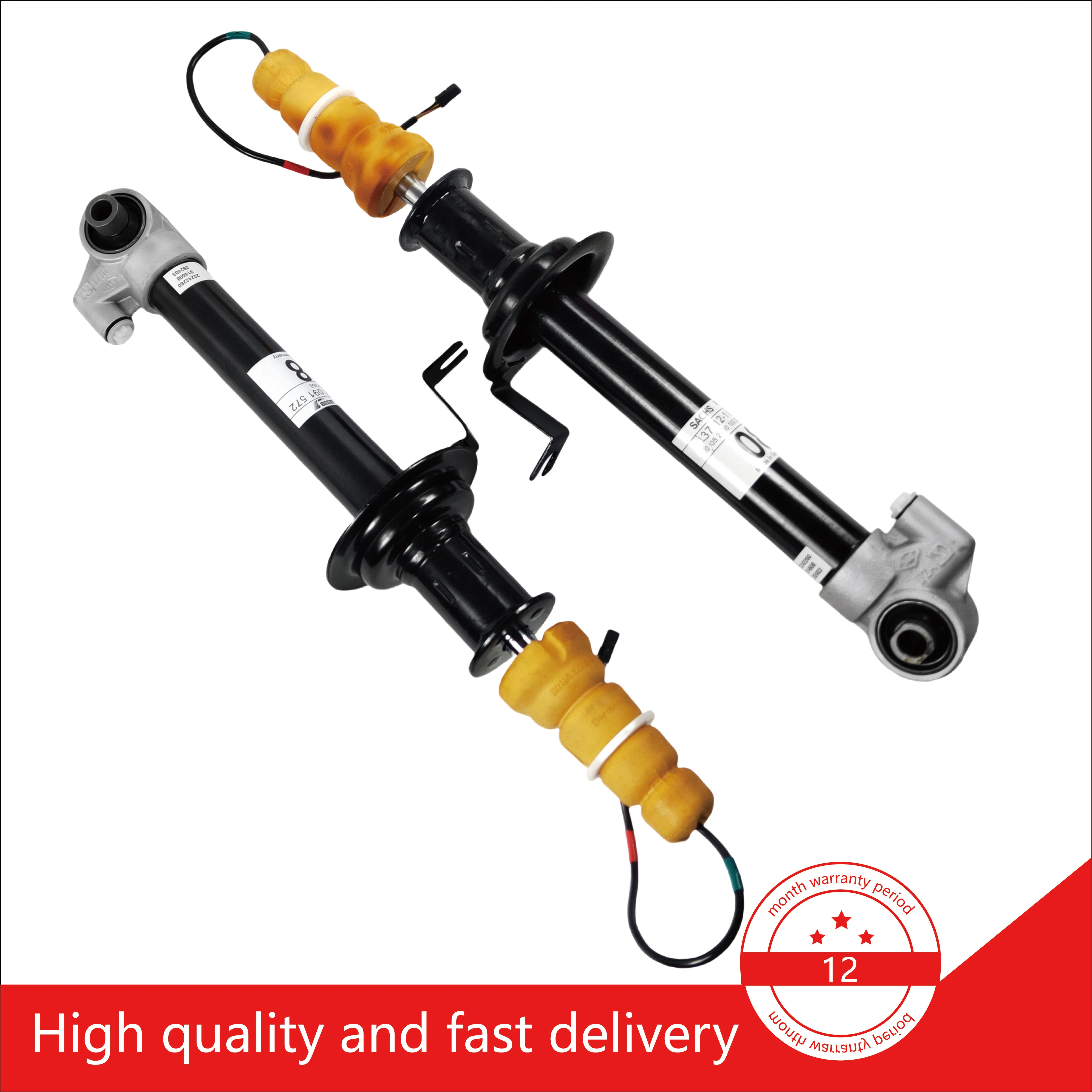 

Pair Rear Left + Right Air Suspension Shock Absorber For BMW E38 740i 740iL 750iL Air Strut 1995-2001 37121091571 37121091572