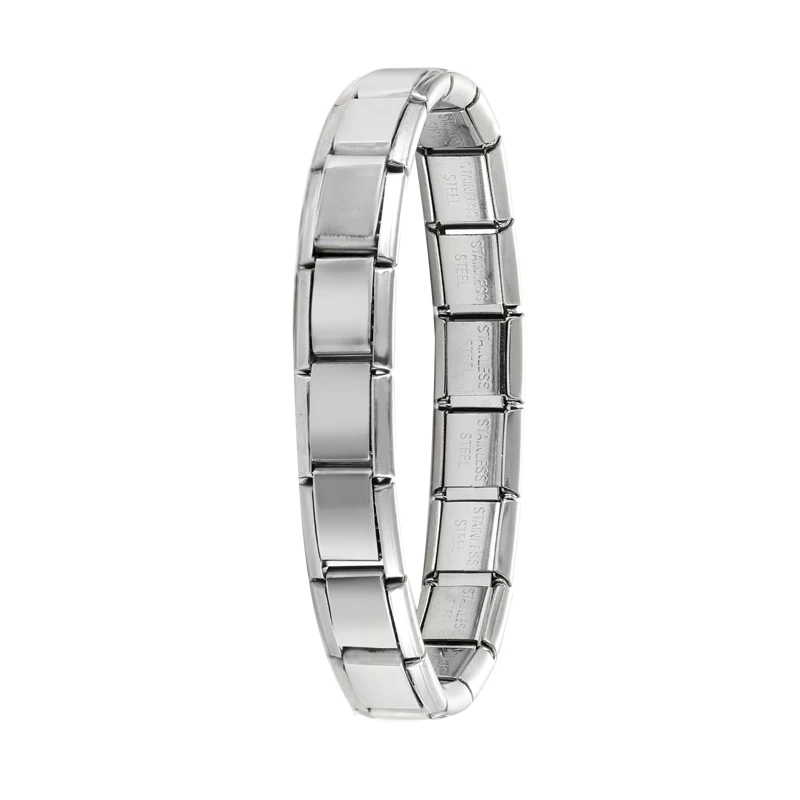 Italian Charm Bracelets DIY Basic Elastic Charm Stainless Steel Bracelet Fashion Women'S Jewelry Making Wholesale