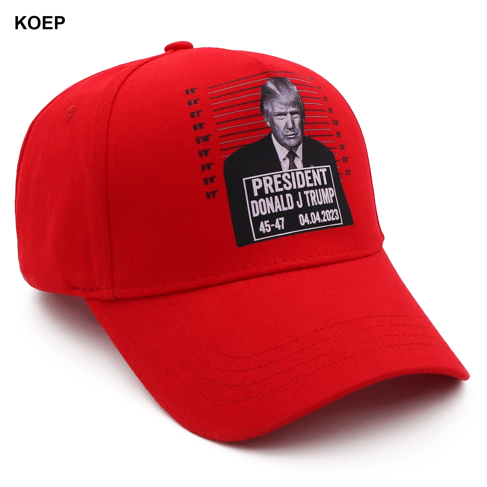 New Donald J Trump 2024 Red Baseball Caps MAGA Snapback 45-47 President Hat Embroidery Wholesale Drop Shipping Hats 04.04.2023