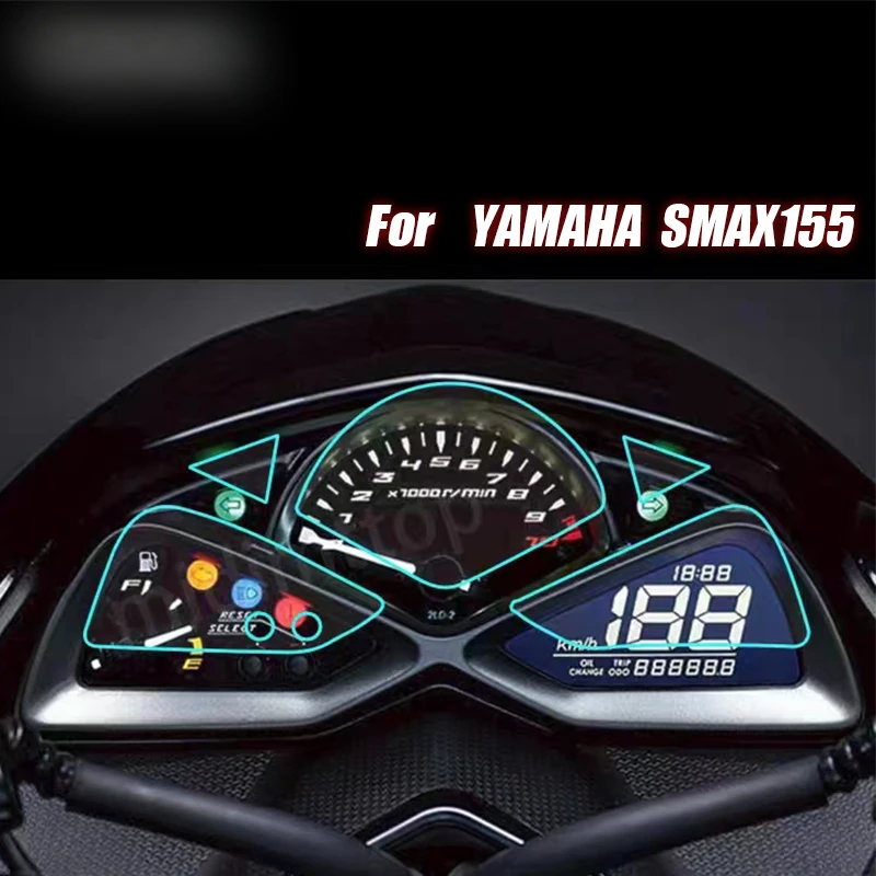 Instrument Speedometer Screen Dashboard Cluster Scratch Protection Film For Yamaha SMAX155 SMAX 155