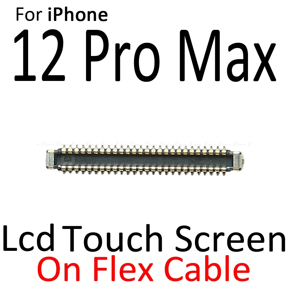 Touch LCD Display FPC Connector For iPhone 12 mini 12 12 Pro Max Display Board Connector On Motherboard Mainboard Flex Cable