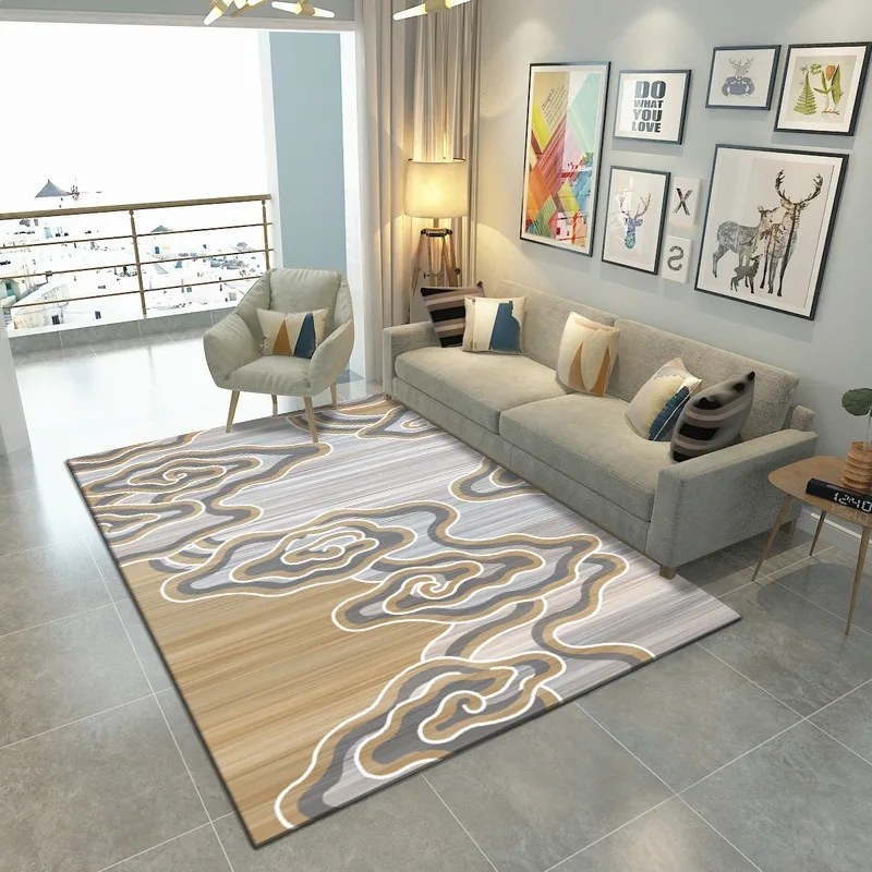 الهندسة الشمال طباعة منطقة كبيرة السجاد للمنزل غرفة المعيشة غرفة نوم أريكة ممسحة ديكور البساط عدم الانزلاق الكلمة حصيرة الموضة الحديثة #3