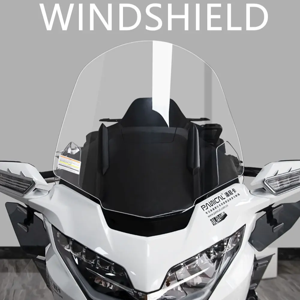 Panical Front Windshield Wind Deflector Spoiler Fairing For Honda Gold Wing GL1800 GL1800B F6B 2018+ Hardened Enlarge Heighten