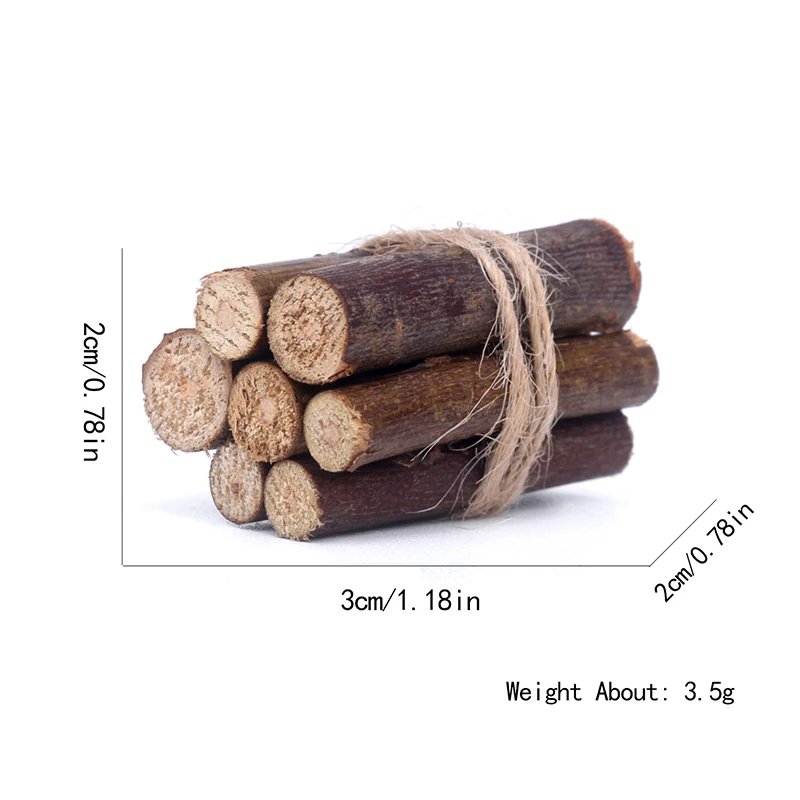 3 ชุด 1:12 Dollhouse Miniature Bonfire ฟืนรุ่น Party Living ฉากตกแต่งของเล่นตุ๊กตาอุปกรณ์เสริม House