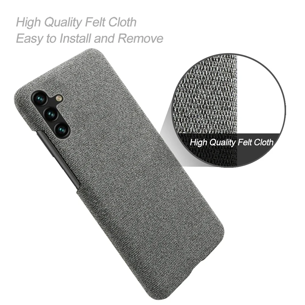 Per Samsung Galaxy A14 A34 A54 5G A24 4G custodia in tessuto di lusso antiscivolo per Galaxy A24 4G A54 A34 A14 5G panno Capa Funda