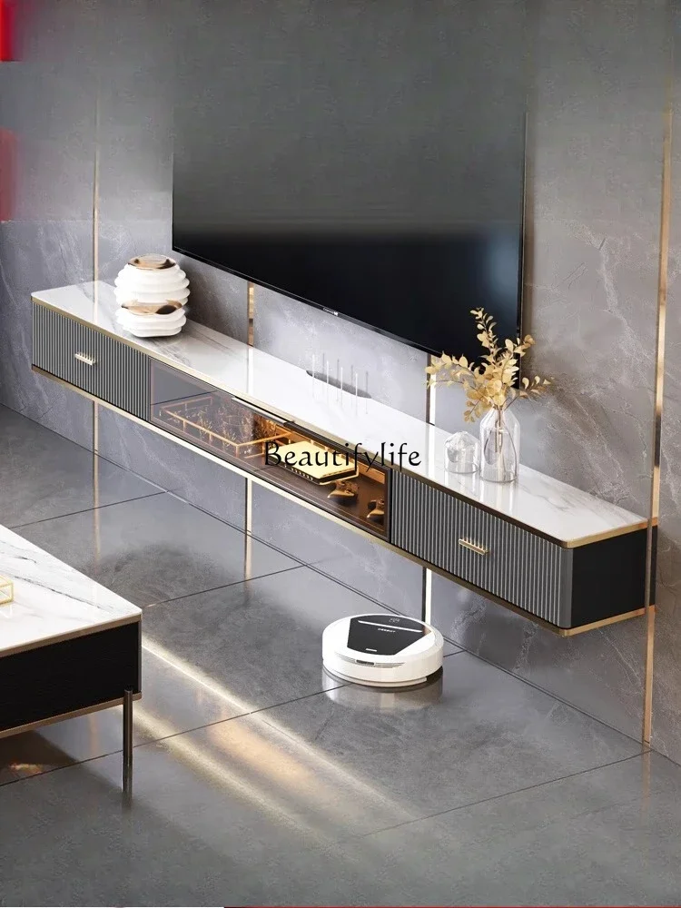 

LSlate TV cabinet modern simple light luxury small apartment