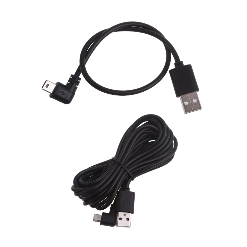 ミニ USB オス USB2.0 オス充電ケーブル、mp3 mp4 90 度 MiniUSB コード用