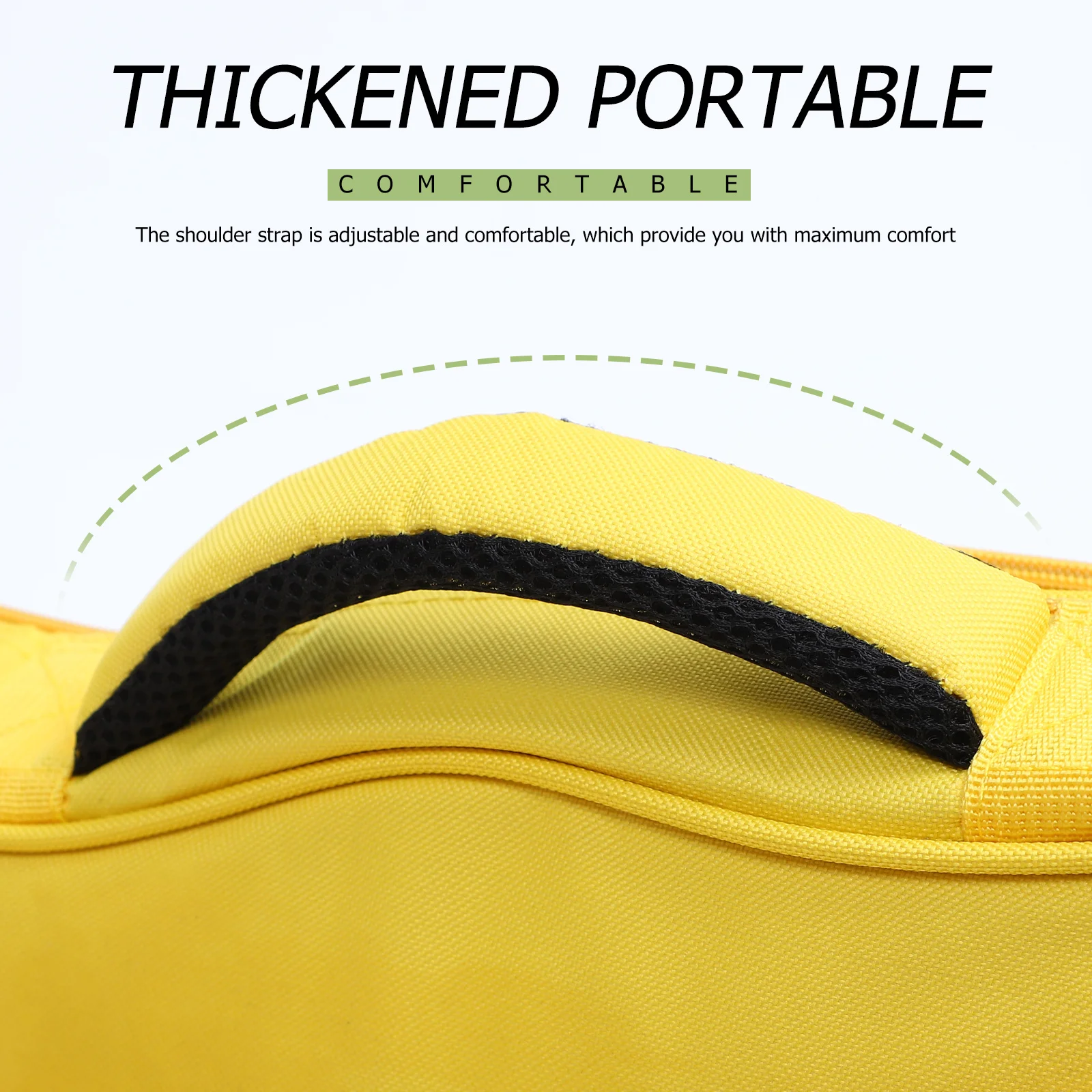 

1Pcs Padded Ukulele Bag Oxford Cloth Waterproof Portable Case for 4-String Instrument Large Capacity Storage with Adjustable