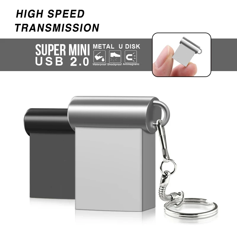 USB Flash Drive 128GB Mini Pen drive 64GB 32GB 16GB 8GB 4GB High-speed waterproof Pendrive 256GB 512GB Flash Disk