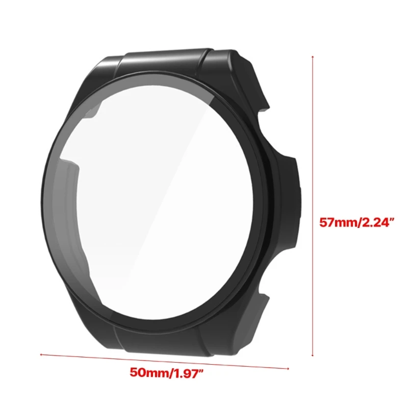 Cubierta protectora parachoques reloj para WatchR8, carcasas a prueba polvo, Protector pantalla PC