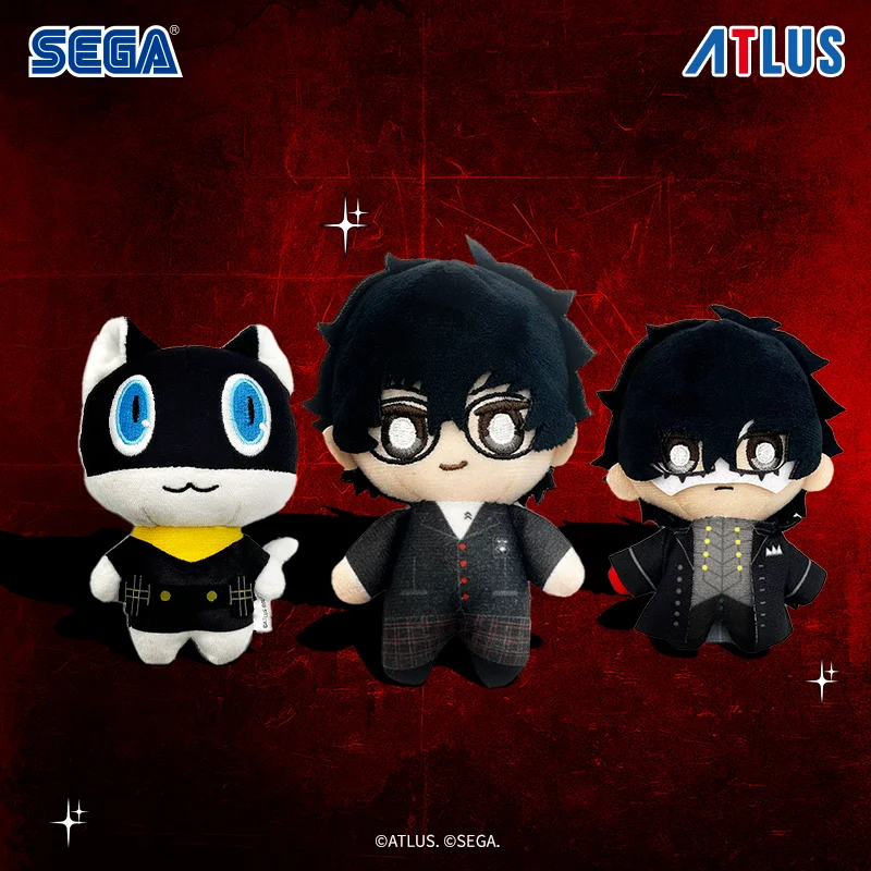 SEGA Persona 5 Royal Edition 11cm Plush Doll ATLUS Game Periphery Amamiya Ren Bag Hanging Decoration Cute Holiday Gifts