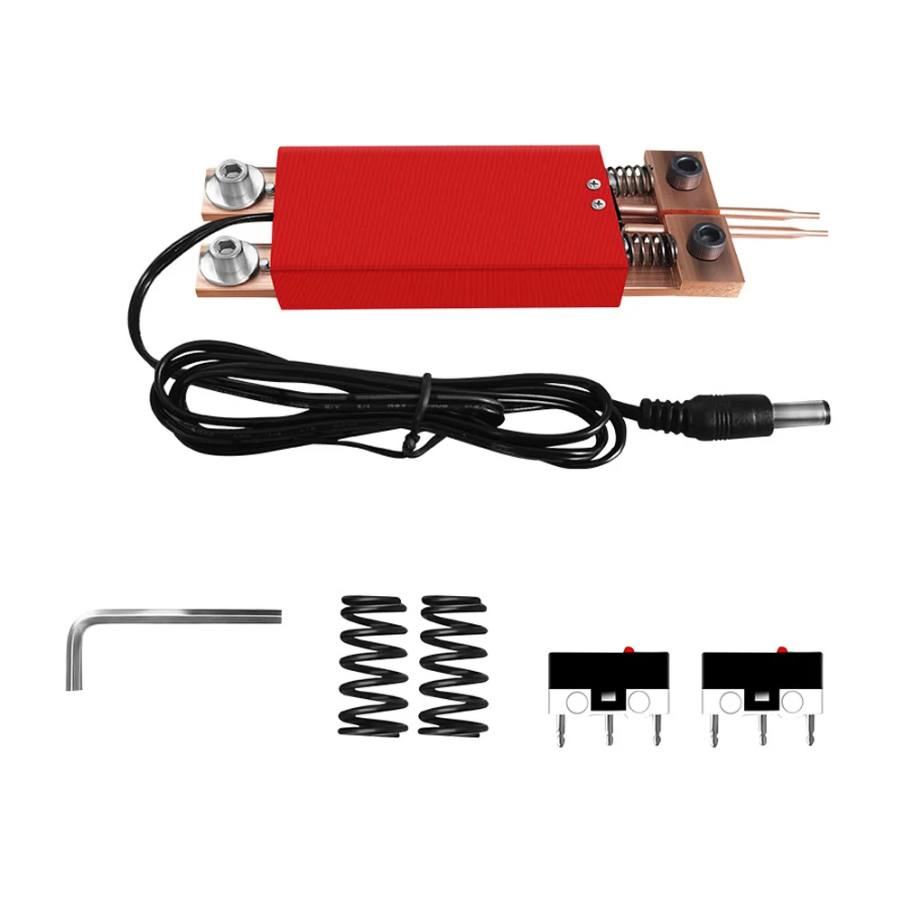 

Double Spring Handle Spot Welding Pen Acid Cleaned Tip Independent Extension Retraction Control Easy Operation Welding Tool