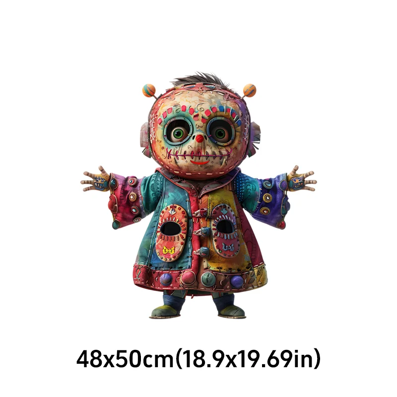 Large Size Color Pattern Skull Car Sticker Weird Multi-position Sticker Cover paint flaws as exquisite Halloween car ornaments