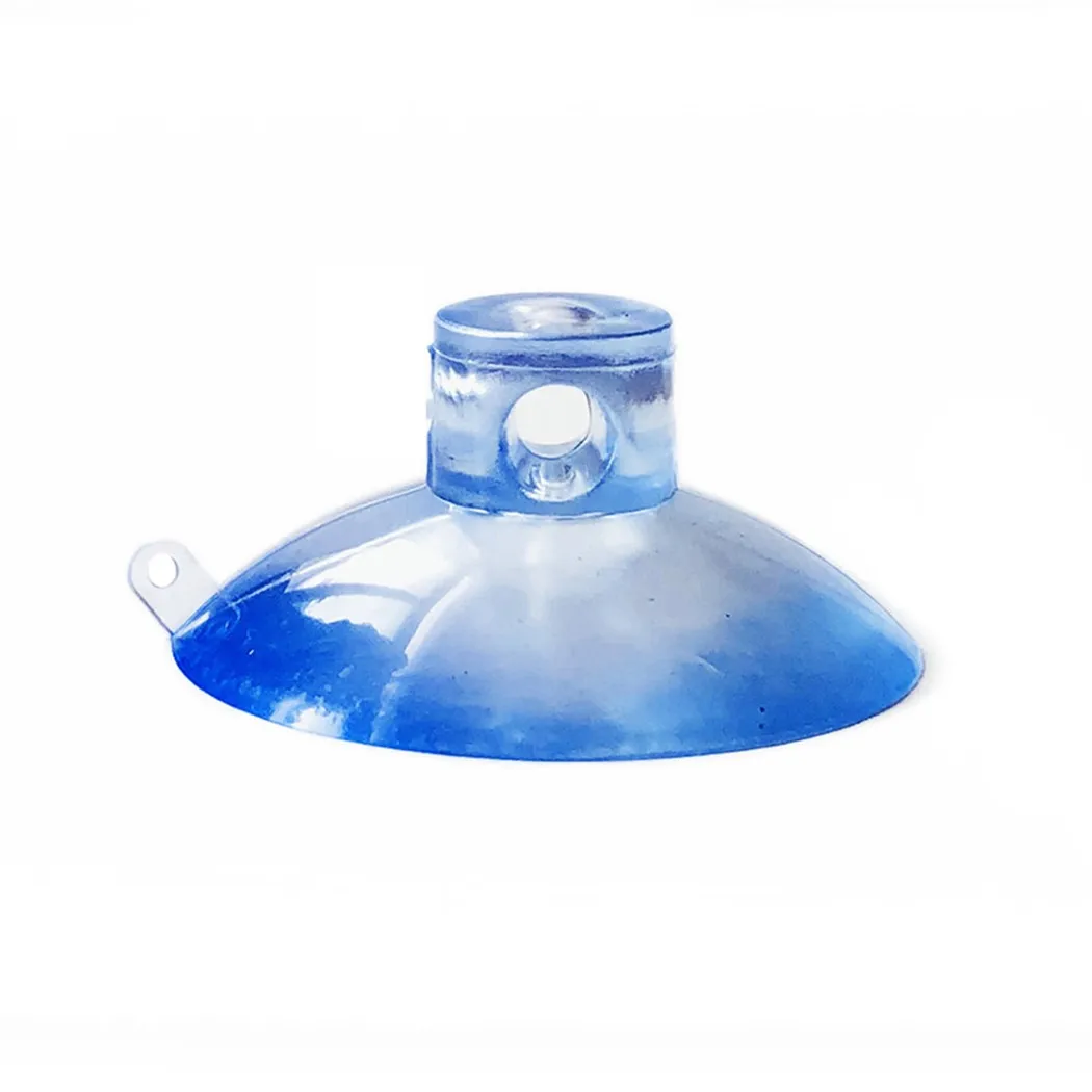 10PCS Clear Suction Hooks, 30mm Dual Hang Suction Cups with Side Pilot Hole, Removable and Space saving for Glass Surfaces