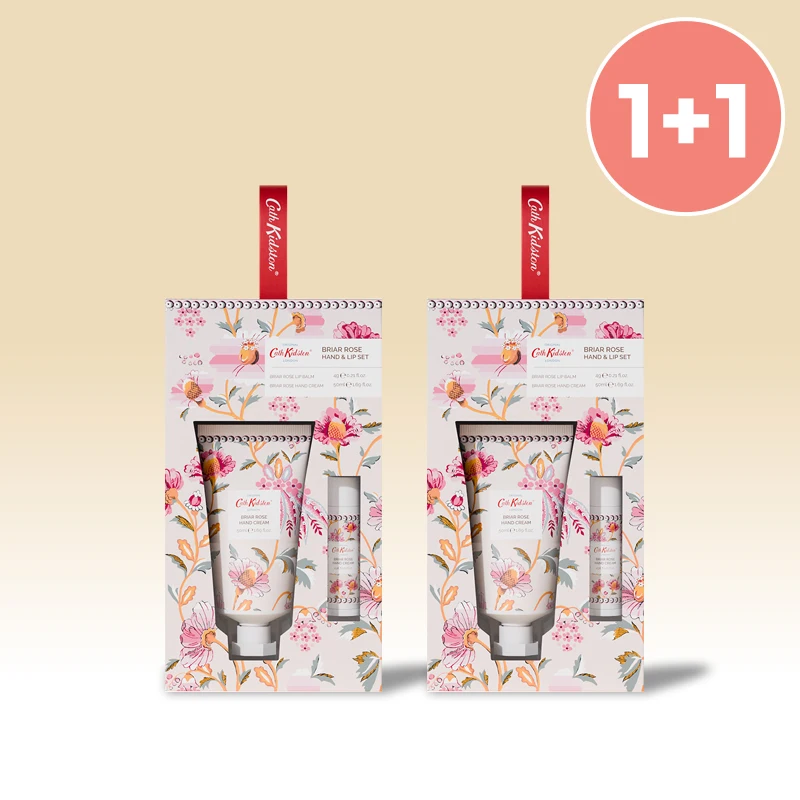 [1 + 1] Cashson Bryers Rose Hand Cream & Lipbalm Set (+ Gift Packaging)