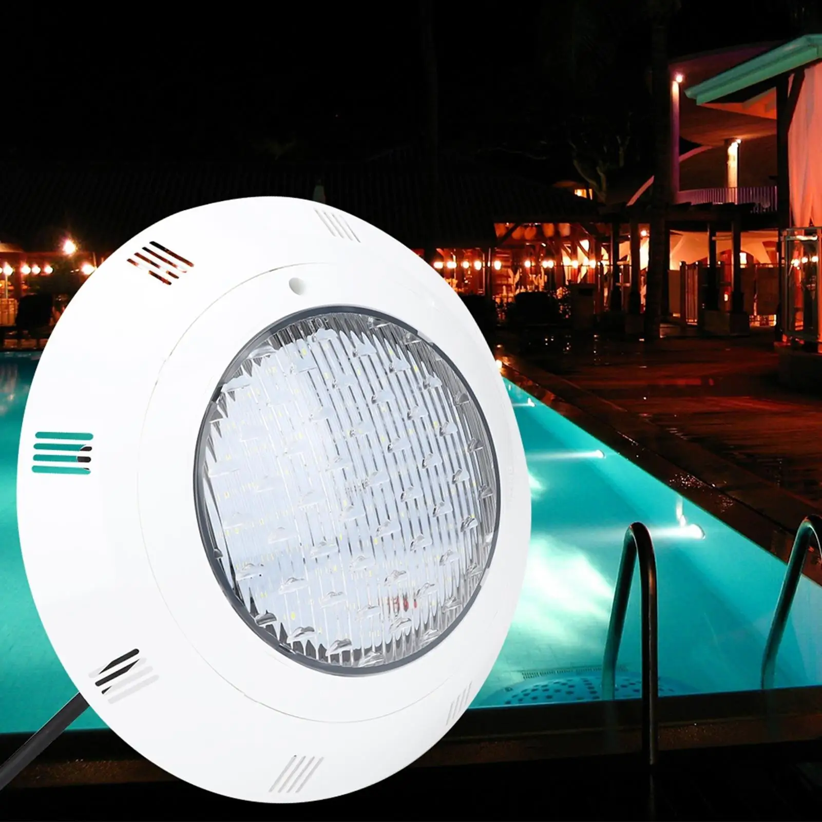 Luce per piscina impermeabile da 40W montata a parete AC12V - 360 chip per l'illuminazione della piscina subacquea