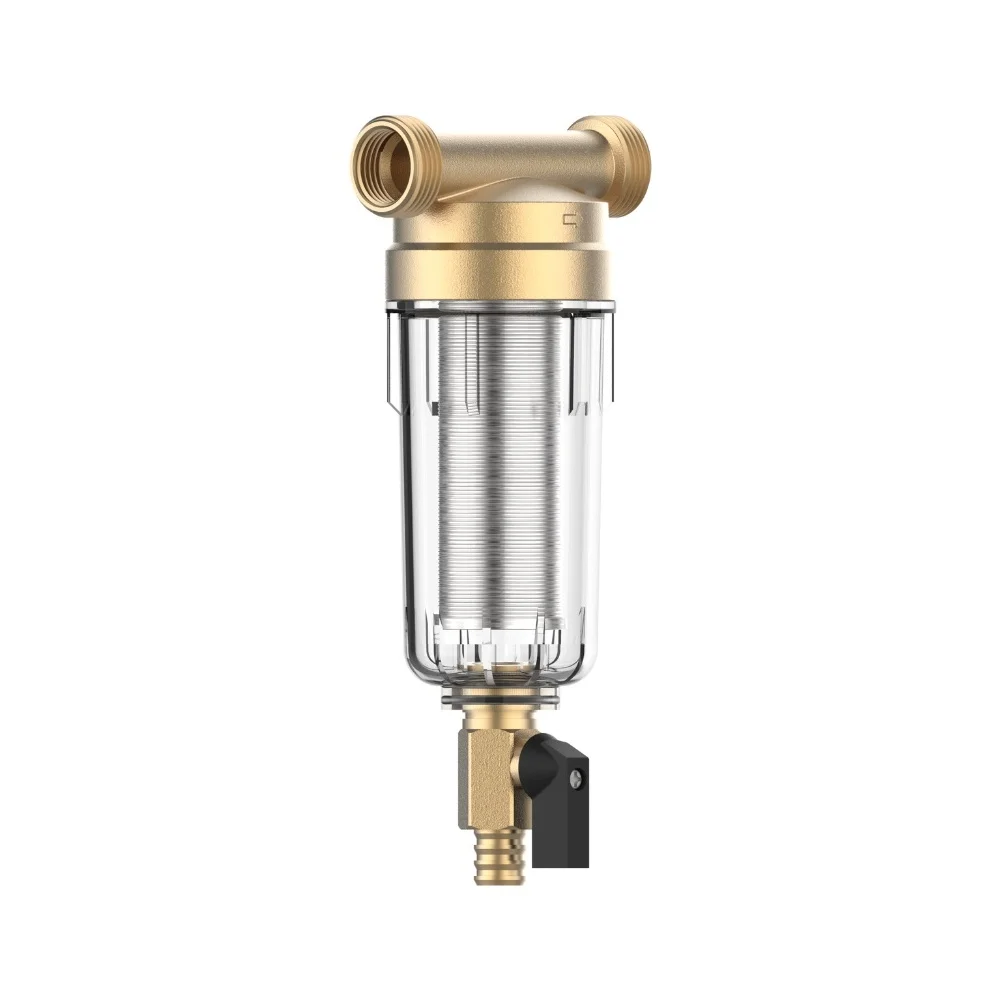 Adaptable Filtration Home Filtration For Cleaner Water Brass Valve Head Cost-Effective Solution Efficient Sediment Capture