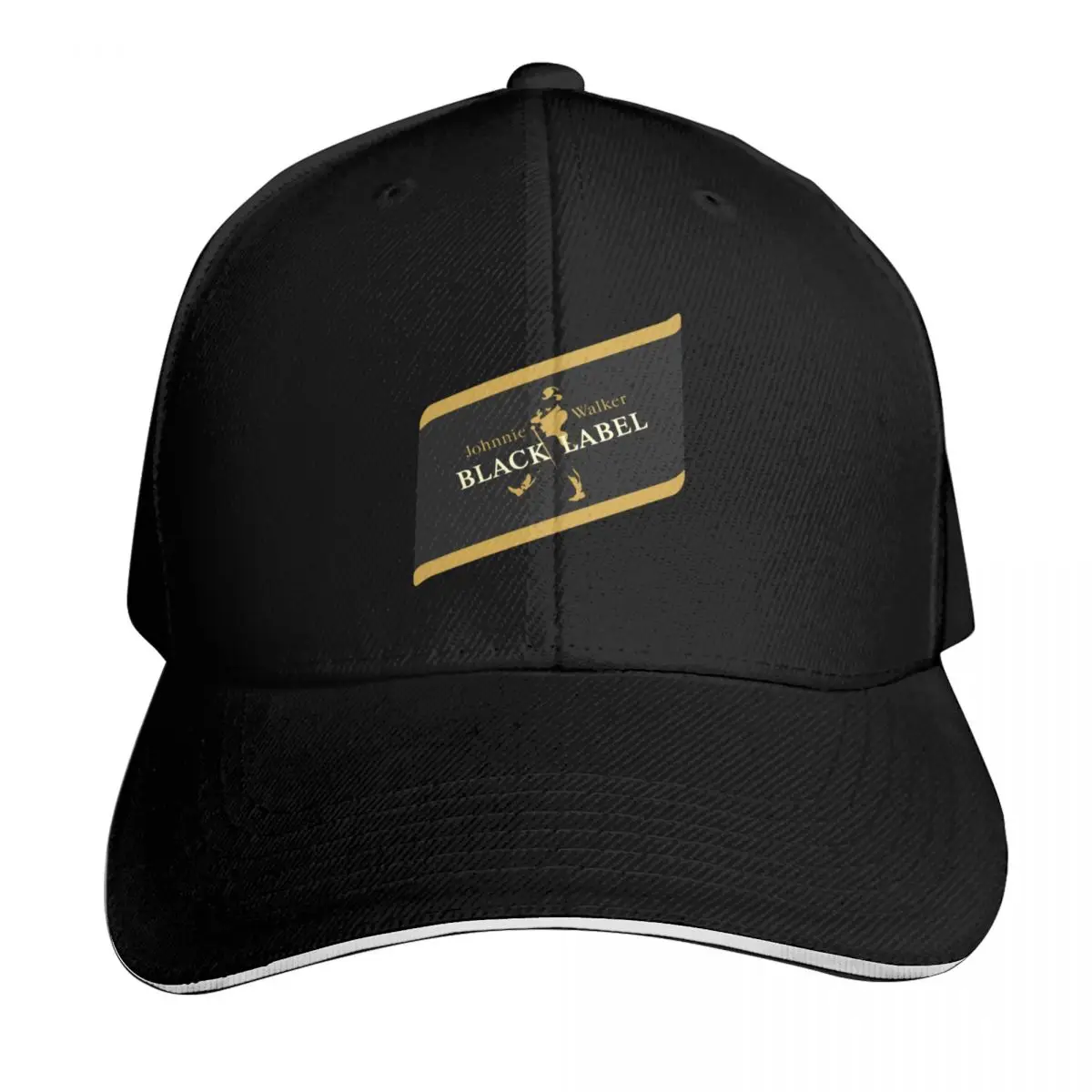 Johnnie Walker Baseball Cap Strapback Dad Hat Six Panel Structured Crown Sun Protection UPF 50+