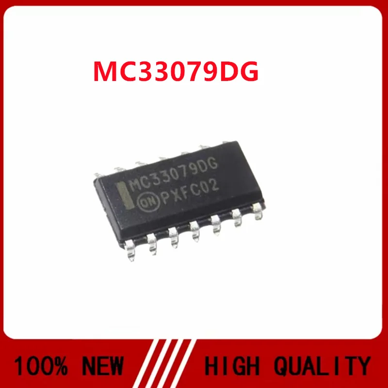 5PCS/LOT MC33079DG SOP-14 MC33079DR2G MC33079 Four-channel operational amplifier chip in stock