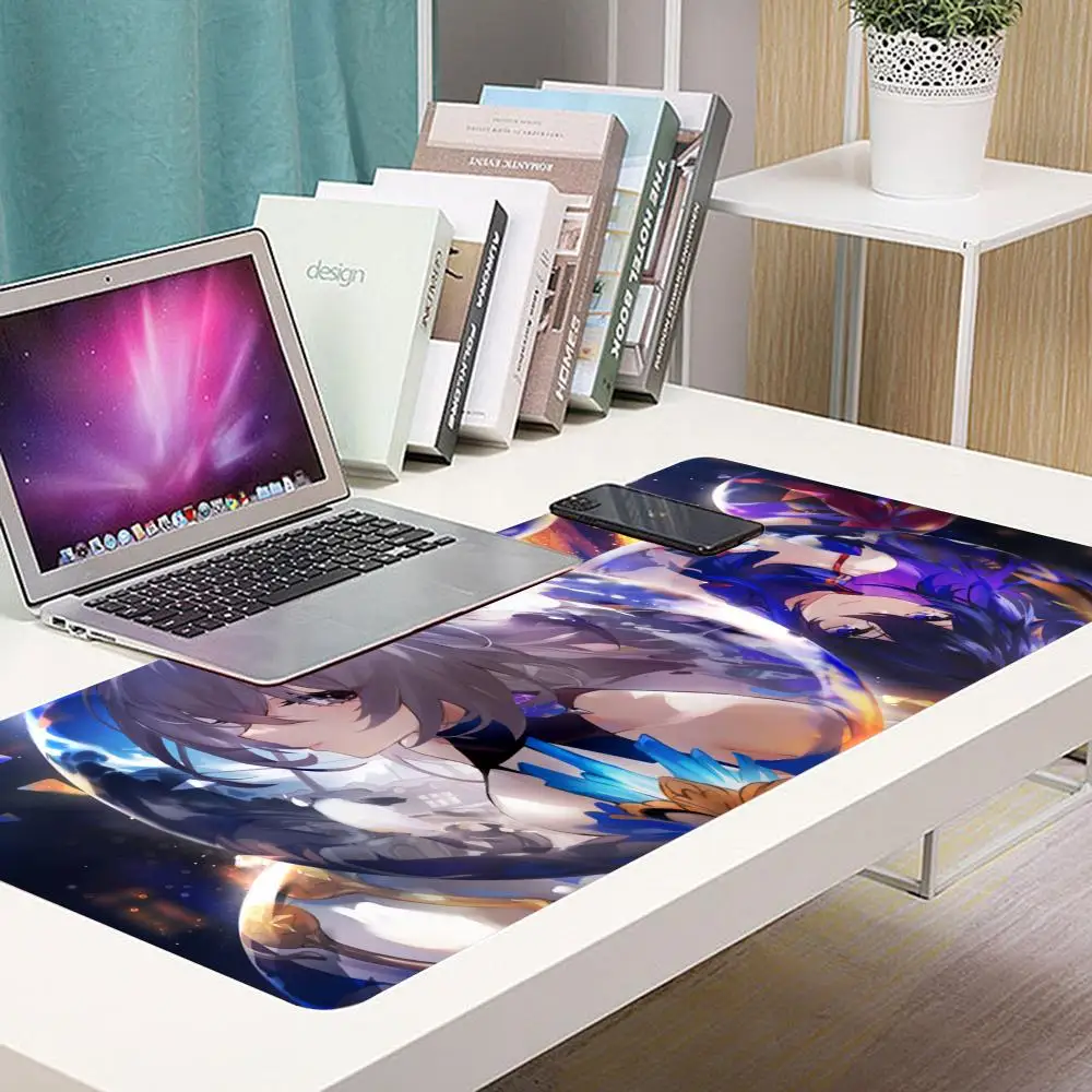 Honkai Star Rail Luxury Fashion Mouse Pad Large Anime DeskLuxury Desktop Cartoon Gaming Gamer Keyboard Office Computer Cushion