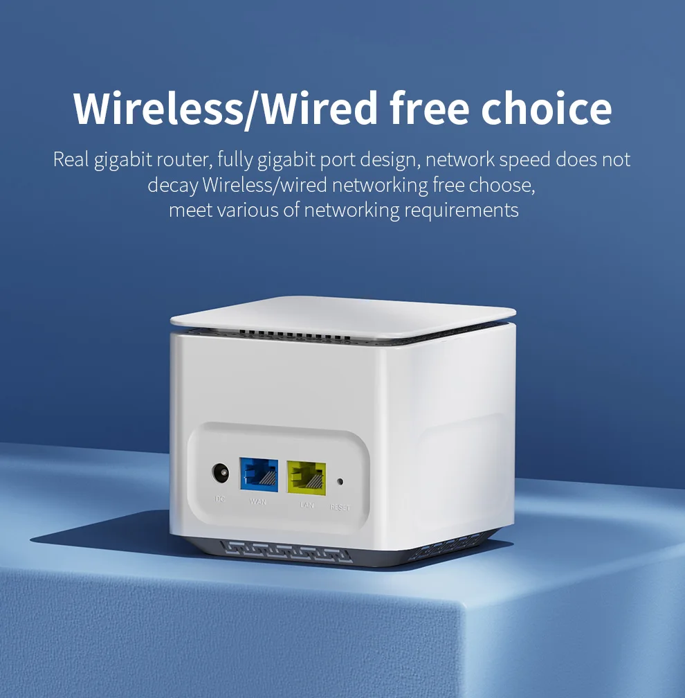 COMFAST WiFi6 Wireless MESH Router AC1200 2.4G 5G WiFi 6 Single Extender 1200Mbps Home WiFi Router Repeater Gigabit WAN LAN Port