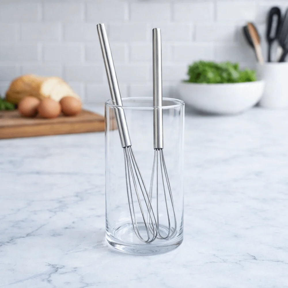 Manual Operation Stainless Steel Wire Whisk Nonstick Wire Handheld Egg Beater Efficient Labor-saving Stirring Bar Cream Whiskin