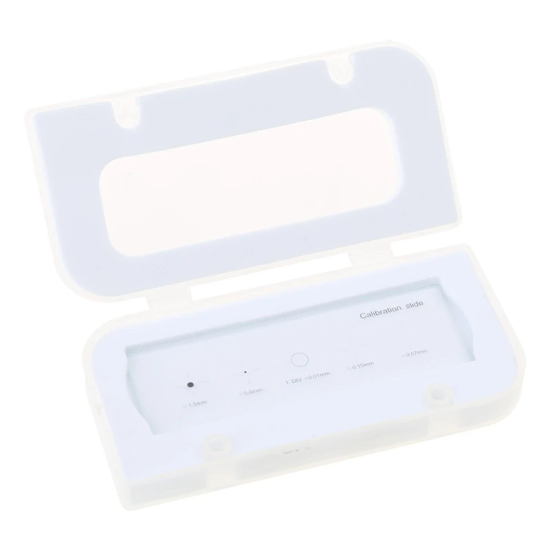 0.01mm Microscope Camera Calibration Slide Microscope Calibration Ruler Microscope Slides Reticle Calibrating Slid