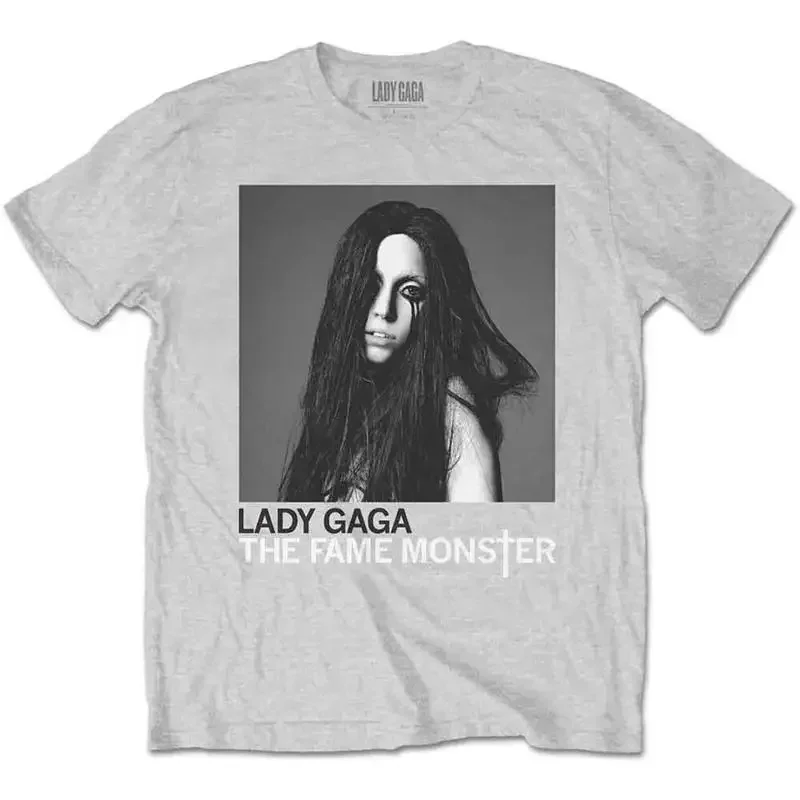 Lady Gaga Fame Monster T-Shirt Grau Neu