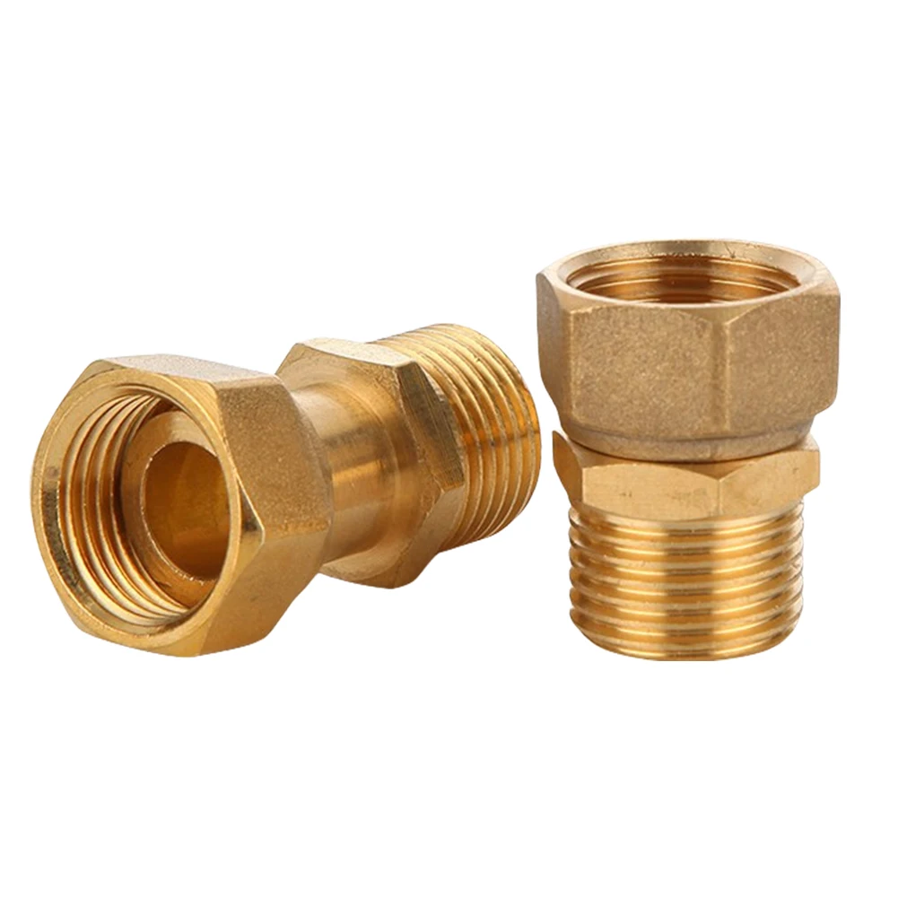 For Industrial Use Brass Water Pipe Joint High Strength Plumbing Connector Water Connector Crack-proof Functionality