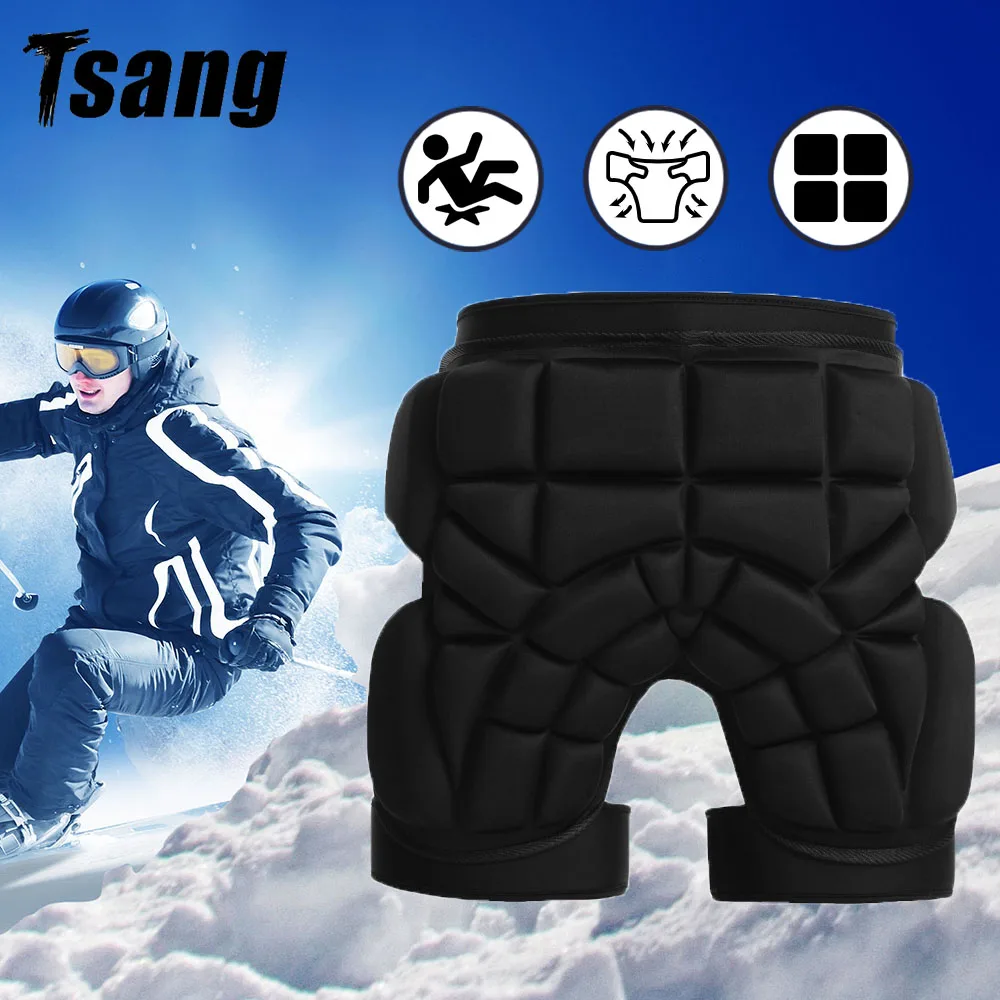 Ski Hip Protector Adult Children Hip Pad Fall Prevention Snowboard Protection Outdoor Sports Skating Padded Shorts 스키 보호대