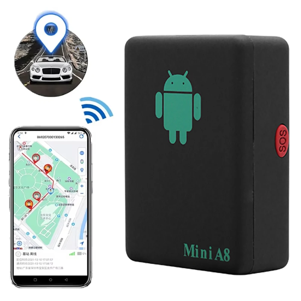 Mini A8 GPS Tracker Wireless Audio Listening Device GSM/GPRS Locator Tracking Device Anti Lost LBS Locator GPS Trackers