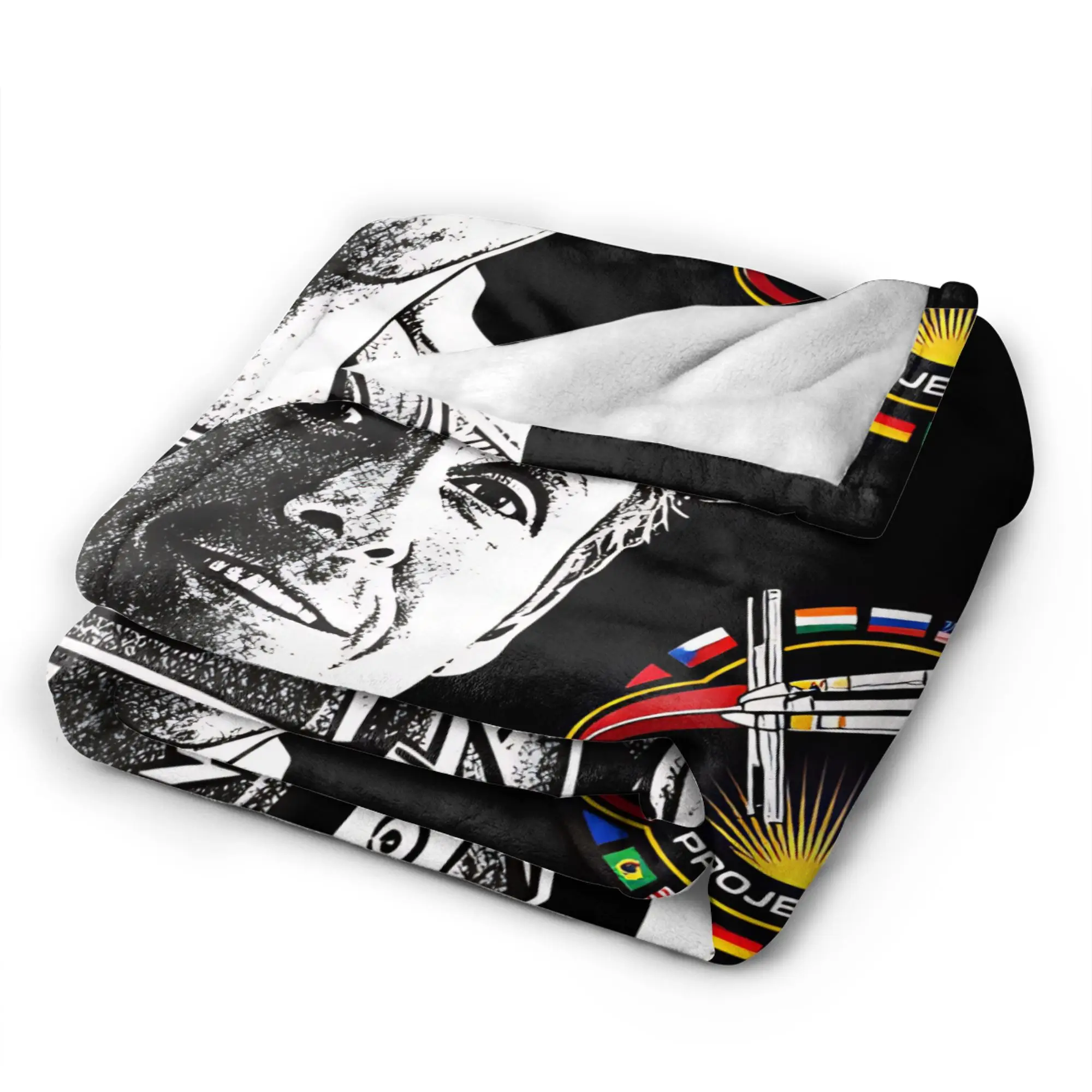 Warm Cozy Throw Blanket Plane Travel Project Hail Mary Blanket  Flannel Bedspread For Outdoor Novelty Sofa Bed Cover