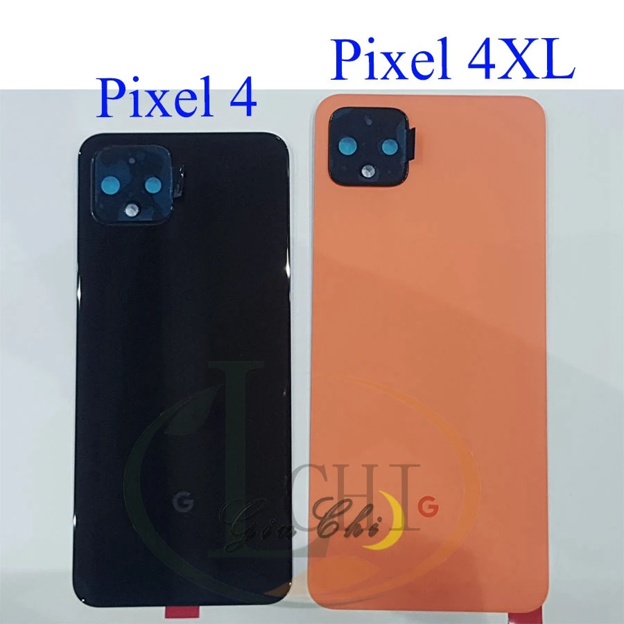 original For Google Pixel 4 Battery Cover Door Back Housing Rear Case For Google Pixel 4XL Back Battery Door With Camera Lens