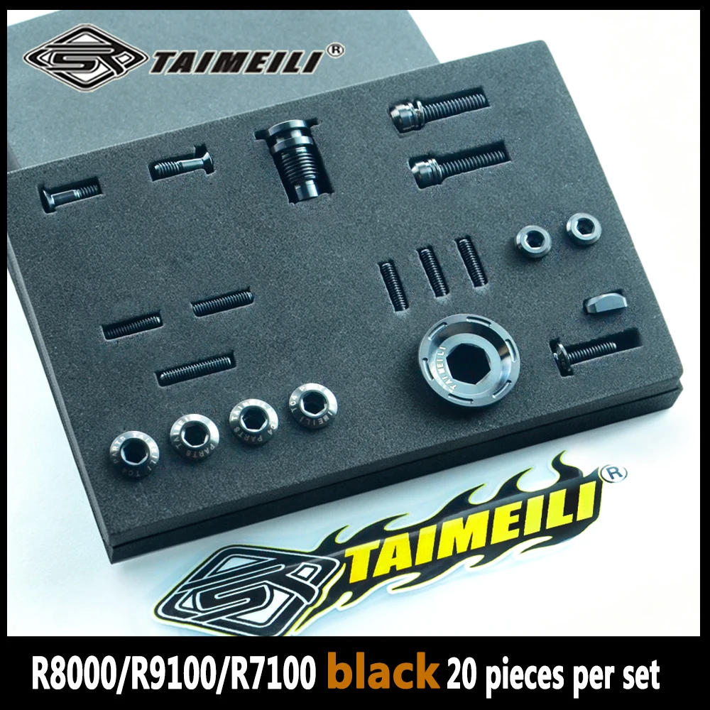 TAIMEILI Titanium alloy screw bicycle transmission R8000/9100/8150/9250 kit upgrade set screws